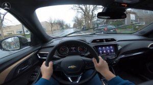 2021 Chevy Trailblazer 1.3L ACTIV POV City Drive On A Rainy Day (ASMR)