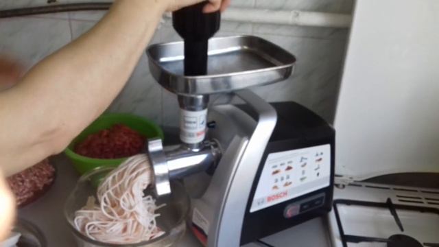 обзор мясорубки бош MFW 68660.