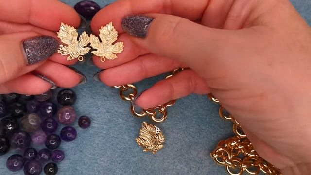 Бусы - аметист в золоте смотреть онлайн