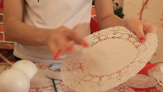 Новогодняя елочка своими руками. Как сделать новогоднюю елочку из бумажных ажурных салфеток смотреть онлайн