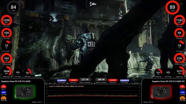 Crysis 3 (1K) - Sapphire Pulse RX 570 ITX 4GD5 Overclocked смотреть онлайн