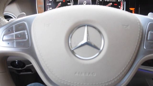 Mercedes S65 AMG V12 Biturbo Exhaust Sound | Revs & Accelerations