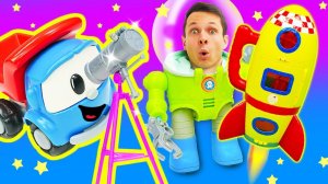 Грузовичок Лева отправляется на луну! Мультфильмы для малышей про машинки