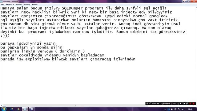 SQLDumper necə işlədilir? - Bozhqurd Security смотреть онлайн