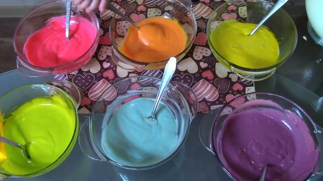 Торт Радуга Печем Разноцветный Торт Rainbow Cake смотреть онлайн
