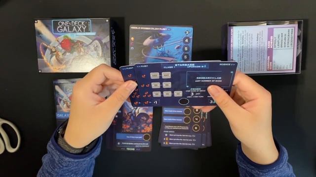 One Deck Galaxy Deluxe Edition Board Game Unboxing | DaniCha смотреть онлайн