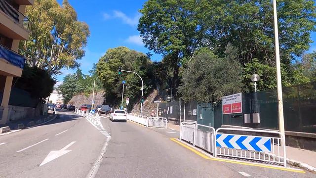 DRIVING NICE Part II,On the way to MONACO, French Riviera, Blue Coast, FRANCE I 4K 60fps смотреть онлайн
