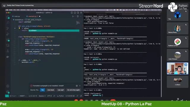 MeetUp 08 - Python La Paz смотреть онлайн