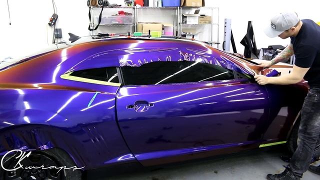 Professional Level How To Vinyl Wrap A Rear Quarter Panel - Camaro смотреть онлайн