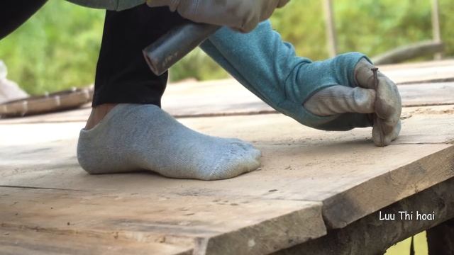 Amazing DIY Wooden Game In The Middle Of The Pond - Building Farming , Wooden House
