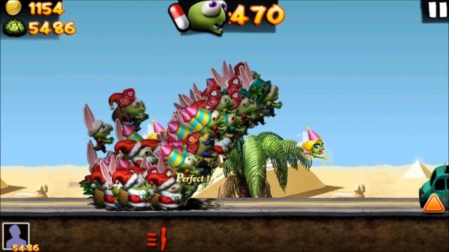 Zombie Tsunami Let's Play With All The Special Hats And The Super Bonus смотреть онлайн