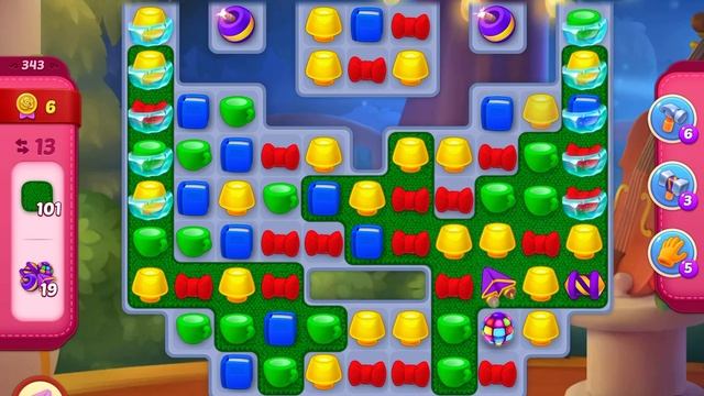 HomeScapes Level 343 no boosters (21 moves) смотреть онлайн