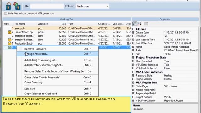 Reset VBA Password in Excel document. смотреть онлайн
