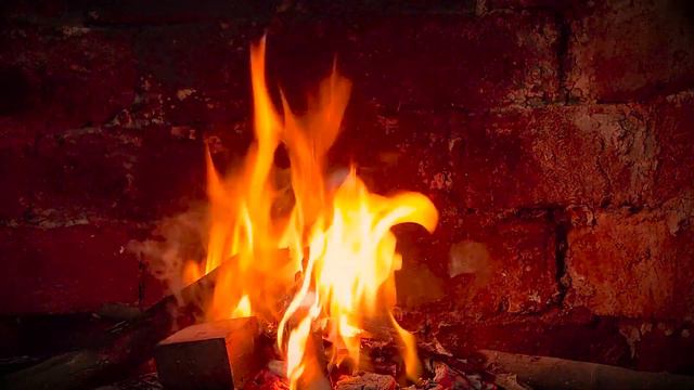 🔥 COZY FIREPLACE 4K (12 HOURS)  Fireplace With Crackling Sounds. Fireplace Burning Background