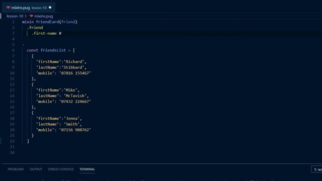 Lesson 10 - Mixins смотреть онлайн