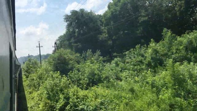 Бельцы | Balti из окна поезда / View from the train window of the passenger train | Train Travel смотреть онлайн