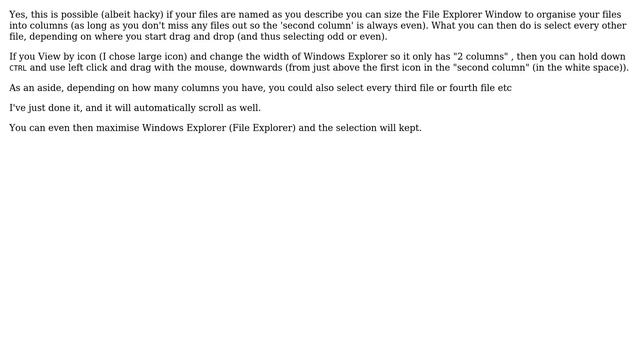 What is the fastest way to select the even files in a Windows folder? (3 Solutions!!) смотреть онлайн