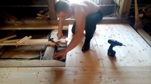 Укладка половой доски. Как правильно стелить половую рейку. Показываю на своем примере!