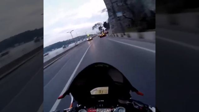 Superbike Vs Supercars | over taking the cars on Traffic ? | Honda CBR | Audi r8 | Lamborghini смотреть онлайн