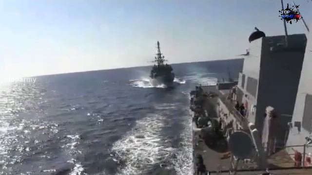 Срочно когда русский корвет брал на клык американский эсминец у адмиралов США волосы стояли дыбом смотреть онлайн