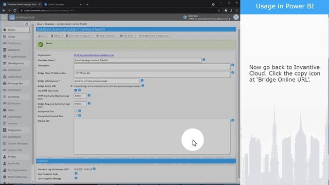 ActiveCampaign database for Power BI смотреть онлайн