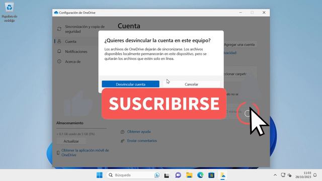 🛠️ CÓMO ELIMINAR CUENTA ONEDRIVE SINCRONIZADA en WINDOWS 11 смотреть онлайн