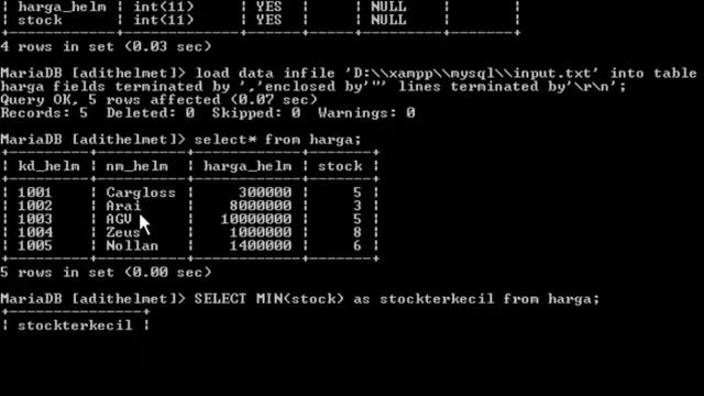 Tutorial Load Data INFILE смотреть онлайн