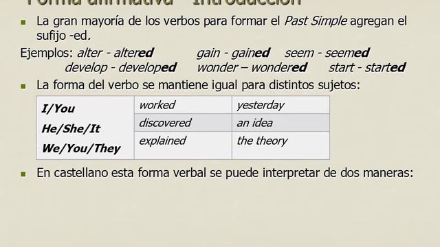 Past Simple and Passive Voice of Past Simple смотреть онлайн