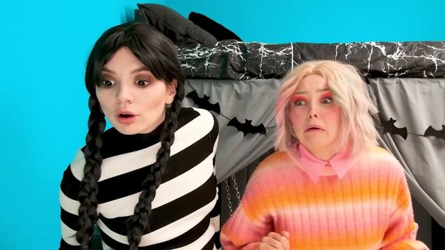 Уэнсдей Аддамс | Секретные домики под кроватью от BaRaDa Challenge смотреть онлайн