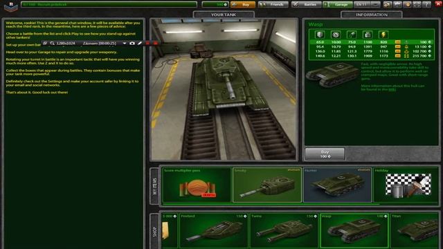 Tanki Online: Buying Firebird, WASP, Twins, Titan M0 смотреть онлайн