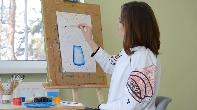 Урок малювання для дітей "Квіти у вазі" смотреть онлайн