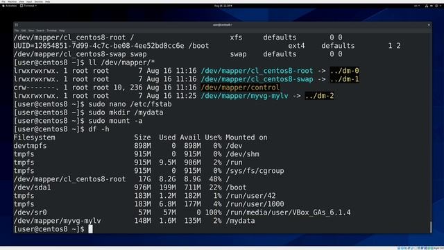 25. Управление логическими томами - LVM (RHCSA).mp4 смотреть онлайн