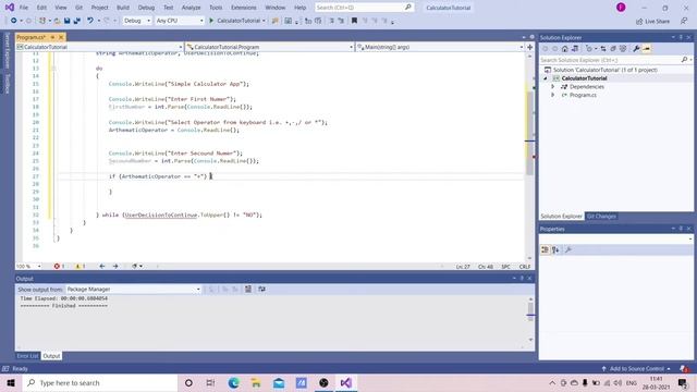 C# Creating calculator App смотреть онлайн
