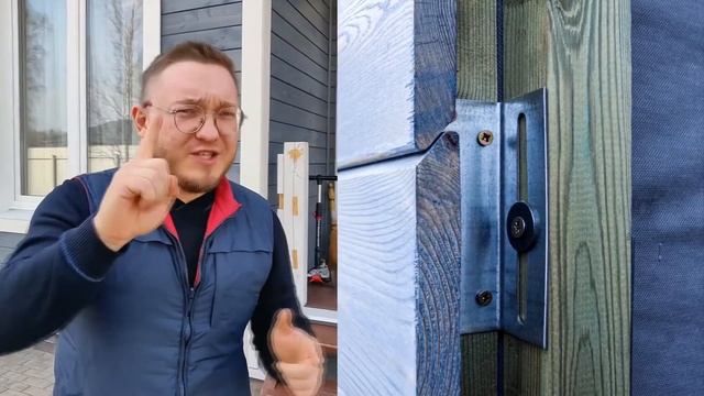 Дымчато-серый фасад из планкена в КП "Лесной Пейзаж-2" смотреть онлайн