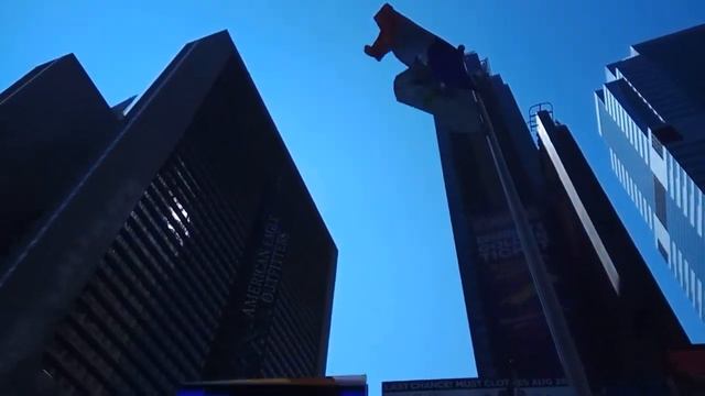 Это Нью Йорк  Таймс сквер.