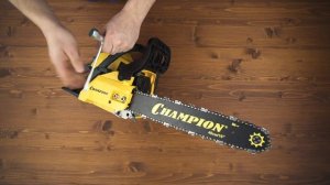 Видеоинструкция Champion: бензопила. Комплектность, подготовка, запуск