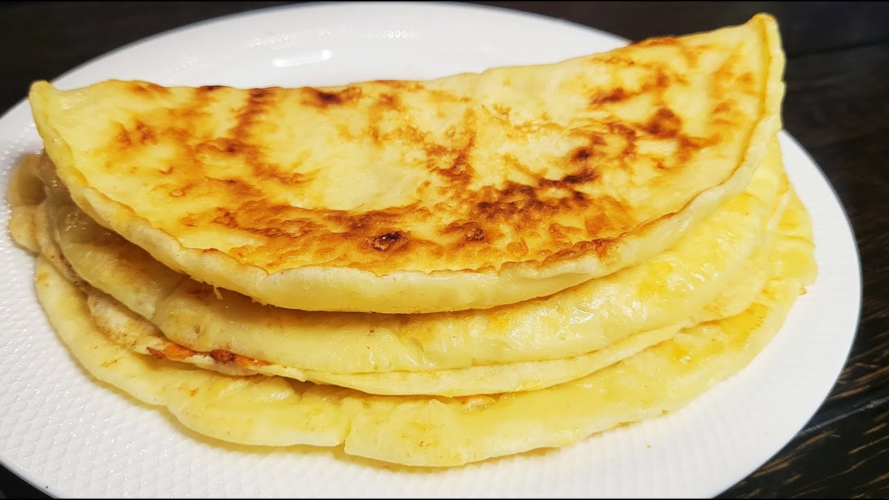 Всего 4 ИНГРЕДИЕНТА и 10 МИНУТ!!! Такие ЛЕНИВЫЕ ХАЧАПУРИ вы ещё НЕ ГОТОВИЛИ! смотреть онлайн