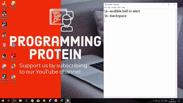Escape Sequences kya hote hain?? by Programming Protein In HIndi смотреть онлайн