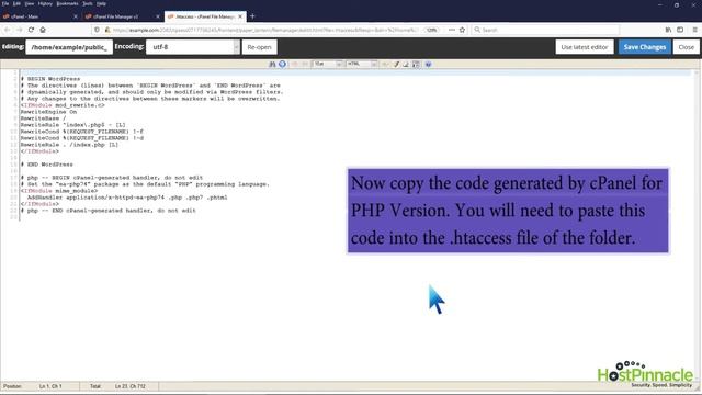 How to Set the PHP Version per Folder with HostPinnacle смотреть онлайн