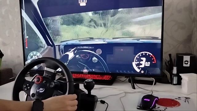 Обзор руля LOGITECH DRIVING FORCE GT смотреть онлайн