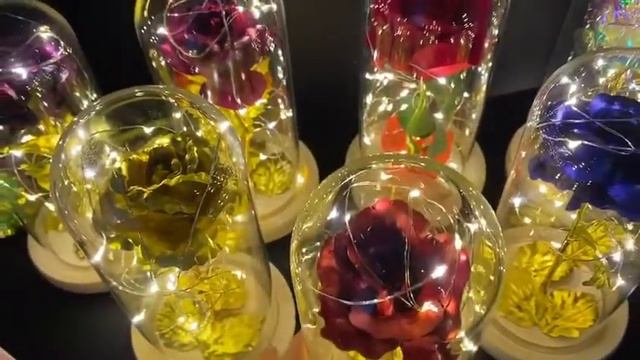 Романтичная роза в стекле смотреть онлайн