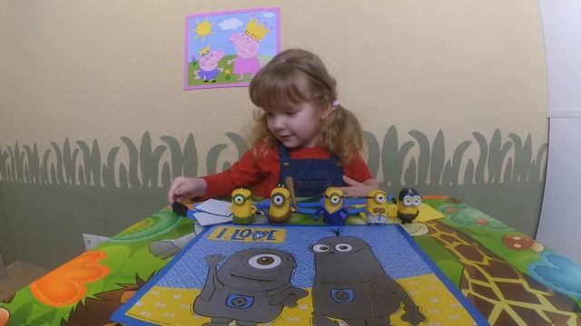 Аппликация миньоны Боб и Кевин и аппликация свинка Пеппа и Джорж смотреть онлайн