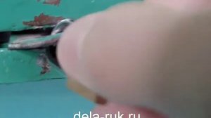 Как вскрыть почтовый замок за 4 сек,если ключ потерян!