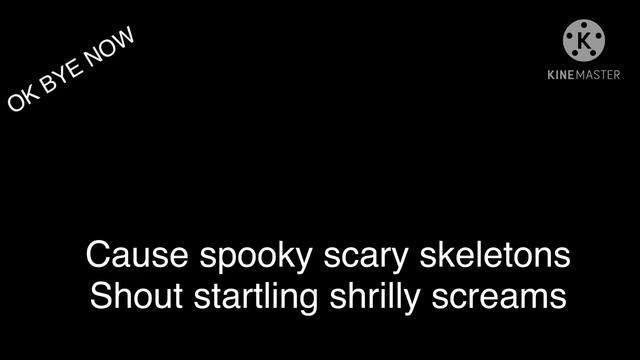 SPOOKY SCARY SKELETONS (Lyrics/ROBLOX Usernames)