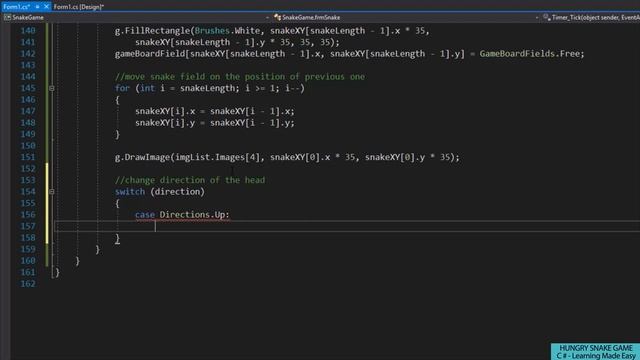 C# | Hungry Snake Game - Part 6 | WinForms |Visual Studio | EZ TechTalk смотреть онлайн
