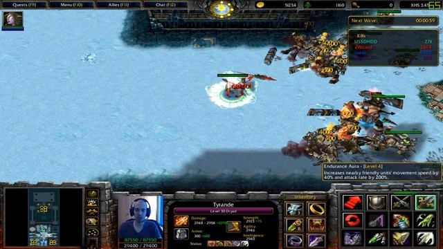 Warcraft 3 xHero Siege 3.45 TYRANDE - FINISH THE MAP IN 4 смотреть онлайн