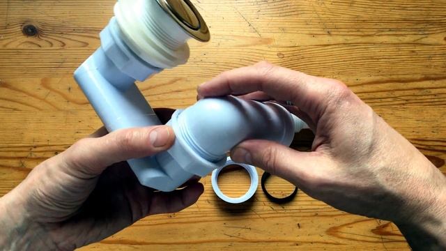 Сборка плоского сифона с выпуском «клик-клак» АР-82589 для душевого поддона смотреть онлайн