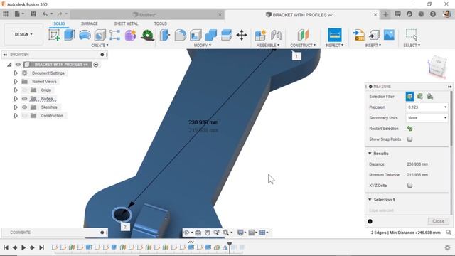 Fusion 360 Measure Tool (5 Tips You Should Know) смотреть онлайн