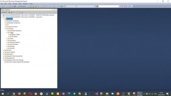 Установка Microsoft SQL Server 2019 Express, создание таблицы