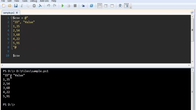 Windows Powershell Create CSV File смотреть онлайн